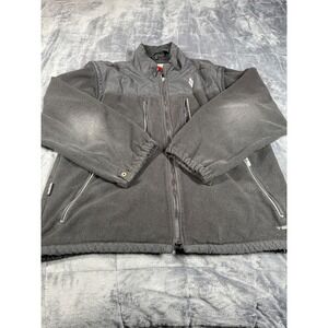 Scotty vestTEC Unlimited Fleece Jacket Mens Full Zip Black Pockets Outdoors